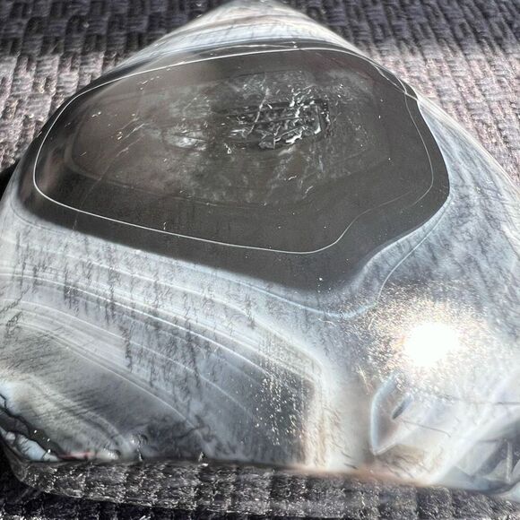 Black Agate Crystal Tear‎ Drop (3) - Picture 6 of 16